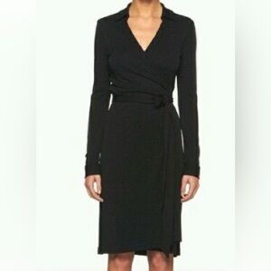 Diane Von Furstenberg classic black wrap dress